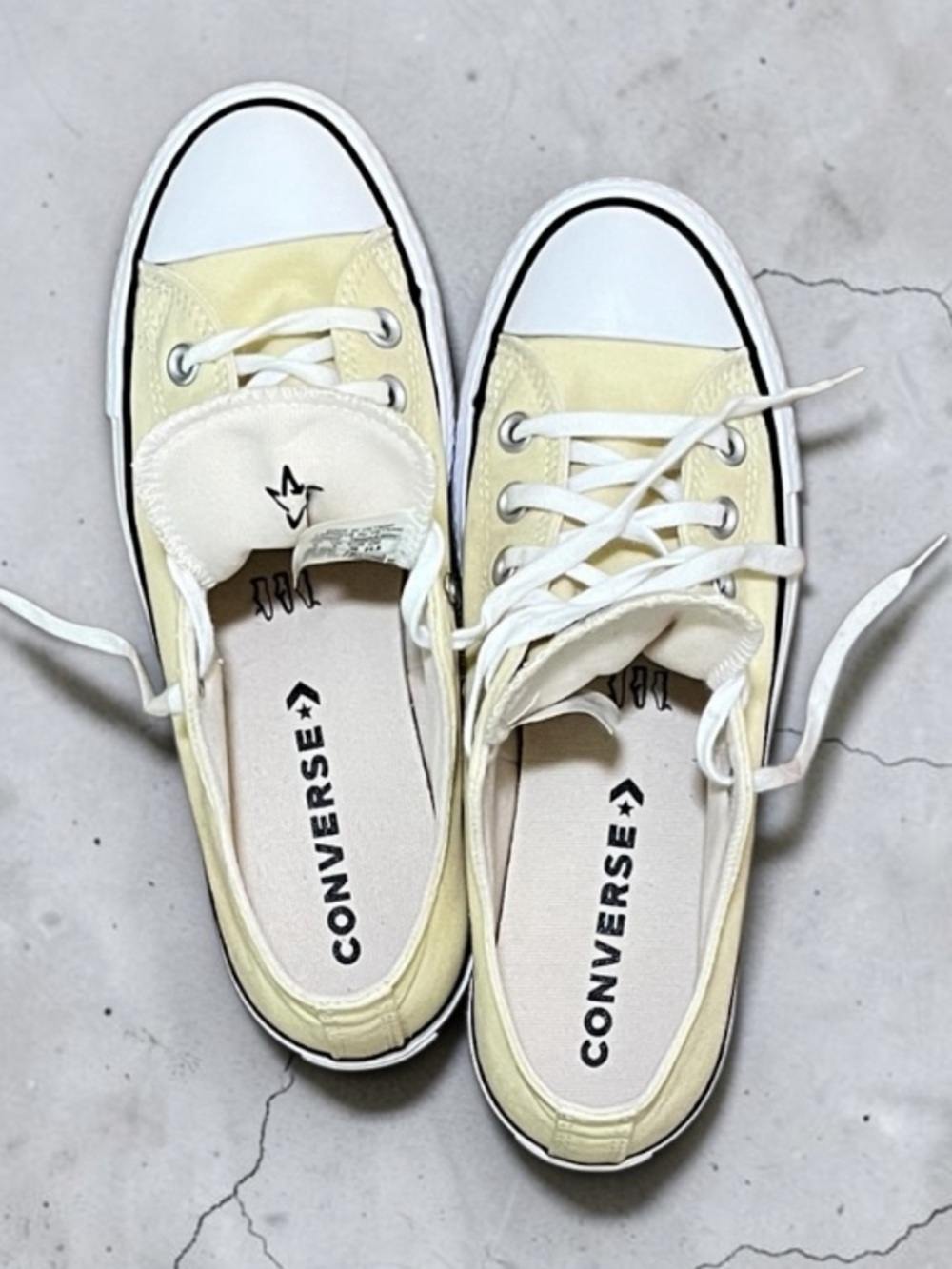 Converse Chuck Taylor All Star Lift Platform Lemon Drop Women’s 8 - Picture 9 of 13